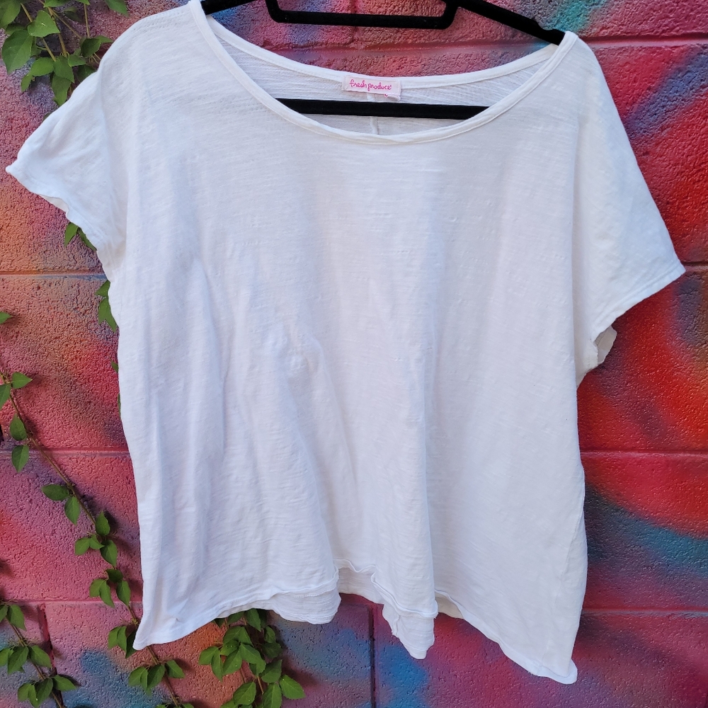 Fresh Produce Women's capped sleeve top, one size fits all